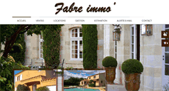 Desktop Screenshot of fabre-immo.com