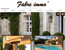 Tablet Screenshot of fabre-immo.com